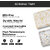 Aurka Melamine Rectangle Serving Tray (603, Golden  White Small, Pack of 3)  Durable  Easy to Clean