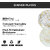Aurka Melamine 10.5 Inch Full-Size Dinner Plates - White Base, Golden  Black, Set of 2, Durable  Stylish