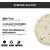Ariya Melamine 12 Inch Dinner Plates - White Base, Golden & Black, Set of 3 | Durable, Lightweight & Easy to Clean