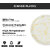 Ariya Melamine 11 Inch Dinner Plates - White & Gold, Set of 2 | Durable, Lightweight & Easy to Clean