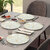 Ariya Melamine 11 Inch Dinner Plates - White & Gold, Set of 2 | Durable, Lightweight & Easy to Clean
