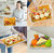 Globenox Melamine M8 Small Rectangle Serving Tray - Pack of 2  Traditional Print, Durable  Easy to Clean