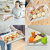 Globenox Melamine M12 Small Rectangle Serving Tray - Pack of 2  Traditional Print, Durable  Easy to Clean
