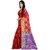Amazify Women's Borderless Kanjivaram Silk Sarees With Unstitched Blouse (Purple)