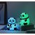 Mount Emporium Panda Night Lamp Cute Kids Bedroom Lamp Multicolor Silicone Touch Control Tabletop Indoor Decoration