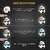 Mount Emporium Panda Night Lamp Cute Kids Bedroom Lamp Multicolor Silicone Touch Control Tabletop Indoor Decoration