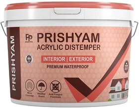 Prishyam Acrylic Distemper (10 Kg, White)