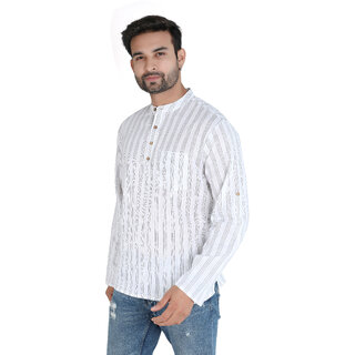 Ecostyle Cotton long sleeves mens short kurta