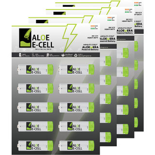 ALOE ECELL AA Batteries (Pack of 40)