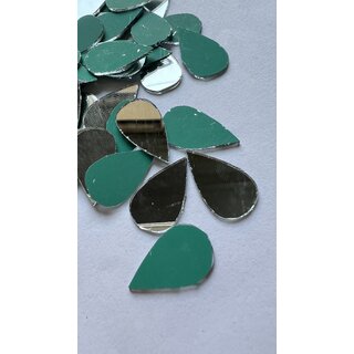 MIRROR GLASS WORLDWIDE Almond Shape Mirror 13 22 mm 190 Pieces Perfect for Lippan, Fabric, Mandala Art, Jewellery Maki MIRROR GLASS WORLDWIDE Almond Shape Mirror 13 22 mm 190 Pieces Perfect for Lippan, Fabric, Mandala Art, Jewellery Maki