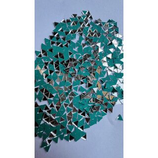                       MIRROR GLASS WORLDWIDE Triangle Shape Mirrors of 5x4 mm1300 Pieces100 gm for Crafts  Perfect for lippan, Fabric, Mand                                              