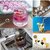 Bubble Round ice moulding Tray multiple cavity plastic BPA free suitable for home and bar use non stick multicolour