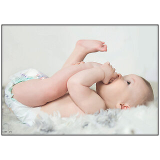 Smart Books Publishers Baby Poster - Cute & Colorful Wall Art for Pregnant Women | 13x19 Inch | 300 GSM Glossy, Non-Tearable, Water-Proof & Laminated | Perfect for Nursery Decor