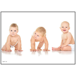 Smart Books Publishers Baby Poster - Cute & Inspiring Wall Art for Pregnant Women | 13x19 Inch | High Quality 300 GSM Glossy & Waterproof | Perfect Baby Photos for Nursery and Bedroom Decor