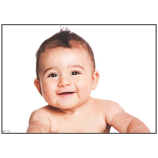                       Smart Books Publishers Baby Poster  13x19 Inch, Cute & Colorful Design for Pregnant Womens Nursery, High Quality 300 GSM Glossy Non-Tearable Paper, Waterproof & Laminated                                              