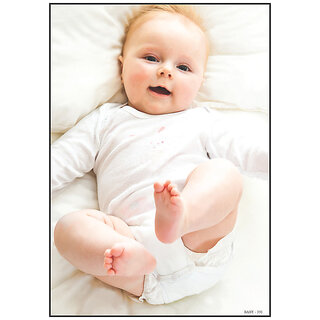                       Smart Books Publishers Baby Poster  Adorable 13x19 Inch Wall Art for Pregnant Women | Premium 300 GSM Glossy, Waterproof & Laminated Prints | Cute Baby Photos for Nursery & Bedroom Decor                                              