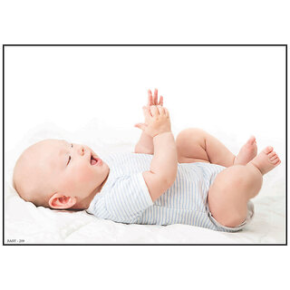 Cute Baby Poster for Pregnant Women - Smart Books Publishers - 13x19 Inch - High Quality 300 GSM Glossy Non-Tearable Paper - Water-Proof & Laminated - Perfect for Baby Rooms Cute Baby Poster for Pregnant Women - Smart Books Publishers - 13x19 Inch - High Quality 300 GSM Glossy Non-Tearable Paper - Water-Proof & Laminated - Perfect for Baby Rooms