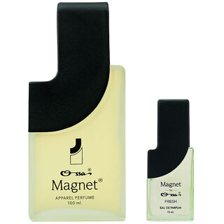 Ossa Magnet Classic Apparel Perfume 100ml And Magnet Fresh EDP 15ml Long Lasting Unisex Perfume Combo (Pack Of 2) Ossa Magnet Classic Apparel Perfume 100ml And Magnet Fresh EDP 15ml Long Lasting Unisex Perfume Combo (Pack Of 2)