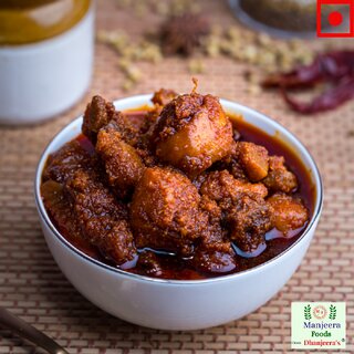 Chicken Pickle 250 GM/Andhra Chicken Pickle/Godavari Style/Home Made/Manjeera Foods Chicken Pickle 250 GM/Andhra Chicken Pickle/Godavari Style/Home Made/Manjeera Foods