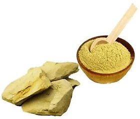 VK HANDICRAFT Natural Edible White Clay Chunks Food Grade Multani Mitti 100 Pure 1000 gram