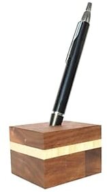 Simple Cherry Pen Holder Simple Cherry Pen Holder/Wood Pen Display/Cherry Wood Stylus Holder/Modern Fountain Pen Stand/Wood Desk Organizer/Pencil Holder