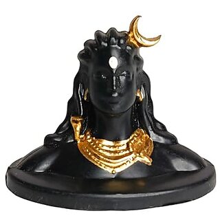Small Black Adiyogi Statue for Car Dashboard  Adiyogi Lord Shiva Statue for Pooja and GiftHome  Office Decor