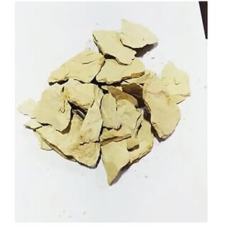 VK HANDICRAFT Natural Edible White Clay Chunks Food Grade Multani Mitti 100 Pure 450 gram