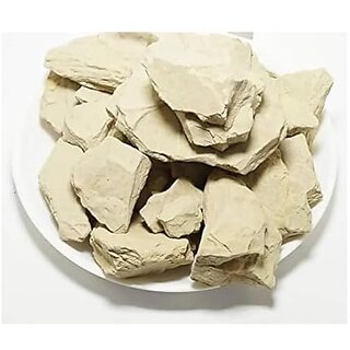 Natural Edible White Clay Chunks Food Grade Multani Mitti 100 Pure 750 gram