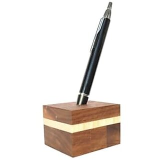 Simple Cherry Pen Holder Simple Cherry Pen Holder/Wood Pen Display/Cherry Wood Stylus Holder/Modern Fountain Pen Stand/Wood Desk Organizer/Pencil Holder