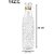 (Pack of 3) White Diamond Plastic Water Bottle 1 litre  bottle for fridge, Transparent ( Crystal Diamond Bottle)