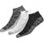3 Pair Sport Lifestyle Top Quality Unisex Ankle Socks - Assorted Colour