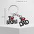 I Love Dad and Mom Keychain  Dad and Mom Metal Keychain  Gift for Parents  Family Key chain for Mom and Dad  Anniversary Wedding Birthday Gift for Parents
