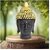 Buddha Head Statue  Black and Gold color Head Budhha Handcrafted Resin Decorative Sculpture for Home Garden  Meditation  Peaceful Zen Decor for Spiritual Living Spaces Brings SuccessPeace in Home