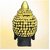 Buddha Head Statue  Black and Gold color Head Budhha Handcrafted Resin Decorative Sculpture for Home Garden  Meditation  Peaceful Zen Decor for Spiritual Living Spaces Brings SuccessPeace in Home