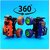 Mini Monster Friction Power Truck Toys | Car Toy For Kids | Push & Go Forward Toy | Car Toy | 360 Drift Stunt Car|Off-Road Toy Car with Fast Action|Best Gift for KidsIndoor & Outdoor Play (Pack of 2)