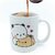 Lazy Taddy Design Print Ceramic Coffee Mug/Cup  White Ceramic Mug  Designer Printed White Mug Perfect for Coffee Tea Hot Drinks Mugs for Gift Valentine Day Gift for Boyfriend Girlfriend - 350 ML