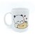 Lazy Taddy Design Print Ceramic Coffee Mug/Cup  White Ceramic Mug  Designer Printed White Mug Perfect for Coffee Tea Hot Drinks Mugs for Gift Valentine Day Gift for Boyfriend Girlfriend - 350 ML