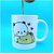 Lazy Taddy Design Print Ceramic Coffee Mug/Cup  White Ceramic Mug  Designer Printed White Mug Perfect for Coffee Tea Hot Drinks Mugs for Gift Valentine Day Gift for Boyfriend Girlfriend - 350 ML