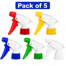 (Pack of 5) Plastic Spray Gun - Garden & Home Use (Multicolor)