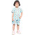 Kid Kupboard Cotton Girls T-Shirt and Short Set, Light Blue, Half-Sleeves, 5-6 Years KIDS7501