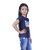 Kid Kupboard Cotton Girls T-Shirt, Dark Blue, Half-Sleeves, 7-8 Years KIDS7511