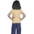 Kid Kupboard Cotton Girls T-Shirt, Bright Yellow, Half-Sleeves, 6-7 Years KIDS7514