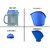3 In 1 Steam Vaporizer Nose Steamer for Cold & Cough Nozzle Inhaler & Nose Vaporiser (Blue)