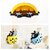ANGEL INFINITE Plastic Ladybug Insect Wall Mount Toothbrush Holder Bathroom Iteam Organizer Brush Holder For Kids (Pack of 2 Blue)