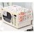 Dustproof Microwave Oven Cover with 2 Pockets Waterproof Greaseproof Oil Proof Oven Cover 85 x 35 cm (Assorted Design)