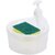 Soap Dispenser with Sponge Holder 2-in-1 Kitchen Sink Organizer for Soap and Sponge Durable Leak-Proof Design Space-Saving for Home and Restaurant Use Easy to Use  Clean