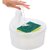 Soap Dispenser with Sponge Holder 2-in-1 Kitchen Sink Organizer for Soap and Sponge Durable Leak-Proof Design Space-Saving for Home and Restaurant Use Easy to Use  Clean
