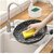 Soap Dispenser with Sponge Holder 2-in-1 Kitchen Sink Organizer for Soap and Sponge Durable Leak-Proof Design Space-Saving for Home and Restaurant Use Easy to Use  Clean