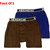 (Pack Of 2) Mens Trunk-Underwear-Brief With Cotton Fabric
