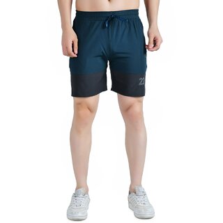                       Kwings Athletic Shorts for Men - Quick-Dry Lycra Blend Gym & Running Shorts with Secure Zipper Pockets                                              